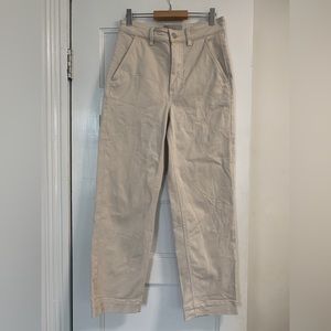 Everlane Straight Leg Crop Sandstone